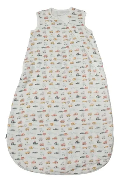 Loulou Lollipop Kids'  Print Muslin Wearable Blanket In Multi Cars