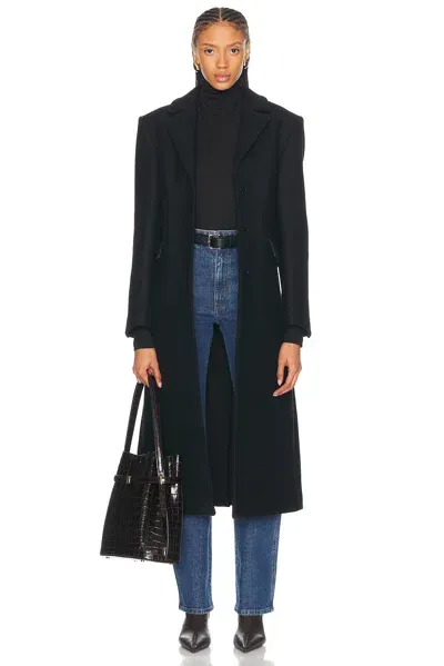 Loulou Studio Alisa Coat In Black