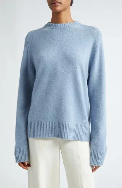 Loulou Studio Baltra Cashmere Sweater In Blue Melange