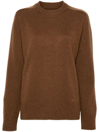 Loulou Studio Baltra Sweater In Brown