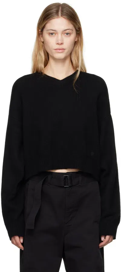 Loulou Studio Black Anzor Sweater