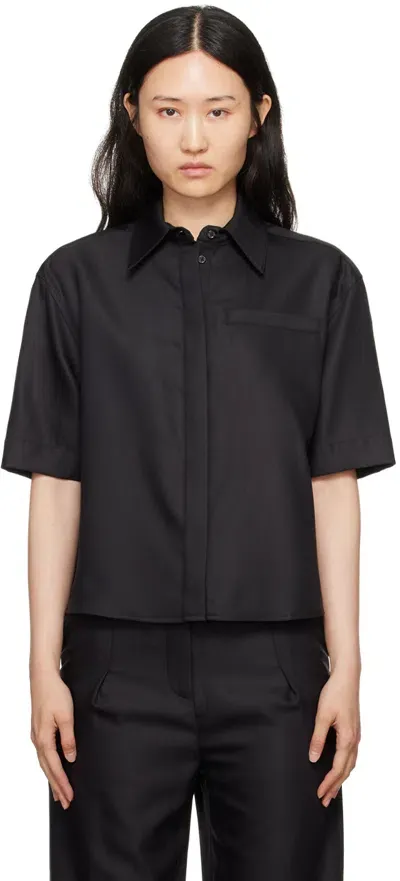 Loulou Studio Black Idana Shirt