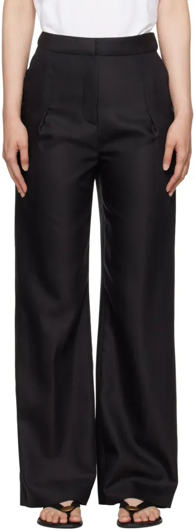 Loulou Studio Black Jade Trousers