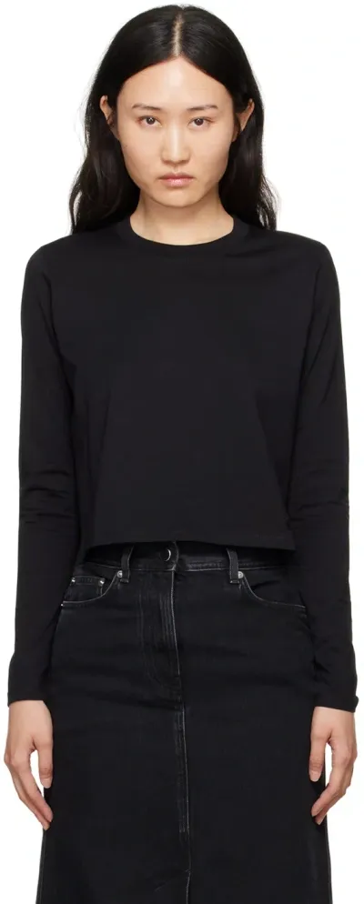 Loulou Studio Black Masal Long Sleeve T-shirt