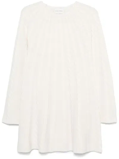 Loulou Studio Blasse Mini Dress In White