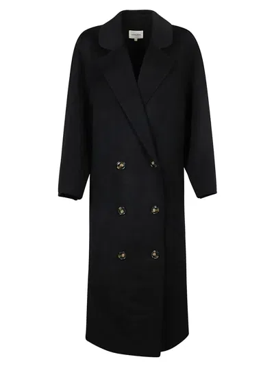 Loulou Studio Borneo Coat In Black