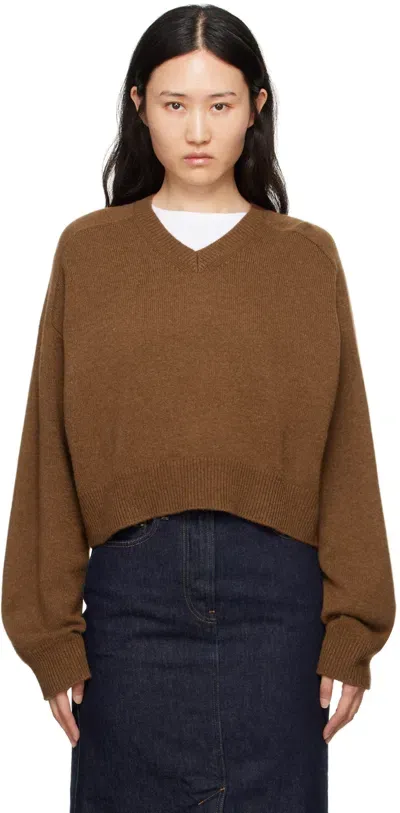 Loulou Studio Brown Anzor Sweater In Mocha