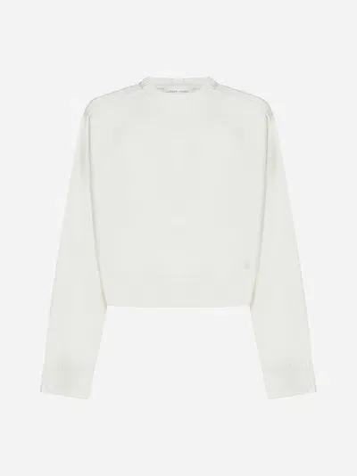 Loulou Studio Bruzzi Wool And Cashmere Sweater In White