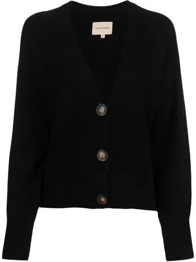 Loulou Studio Cardigan Clothing In Black