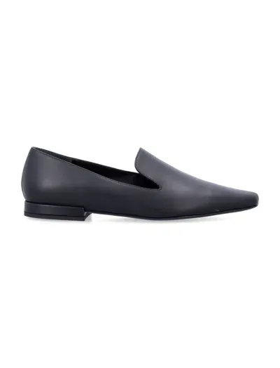 Loulou Studio Carole Loafers In Black