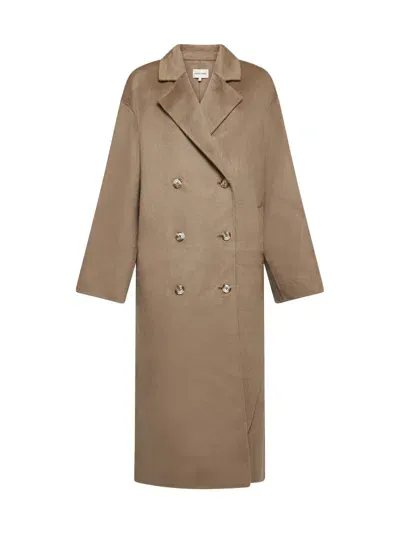 Loulou Studio Coat In Beige