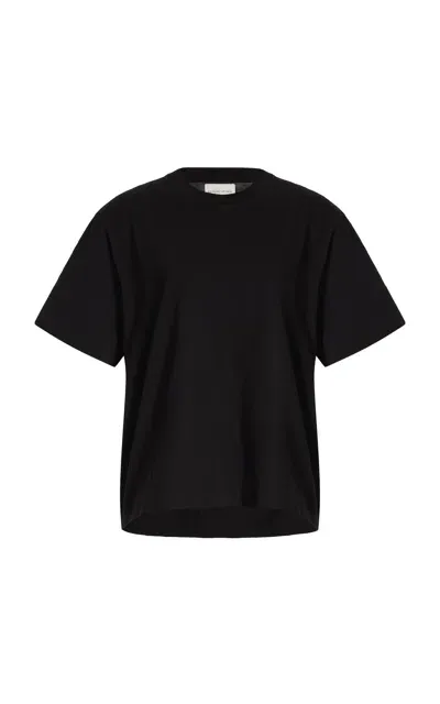 Loulou Studio Cotton T-shirt In Black