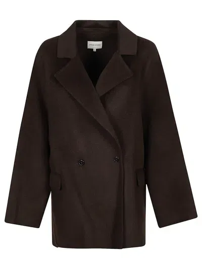 Loulou Studio Gary Blazer Coat In Brown