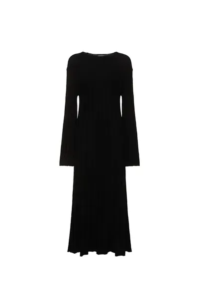 Loulou Studio Irma Dress In Black