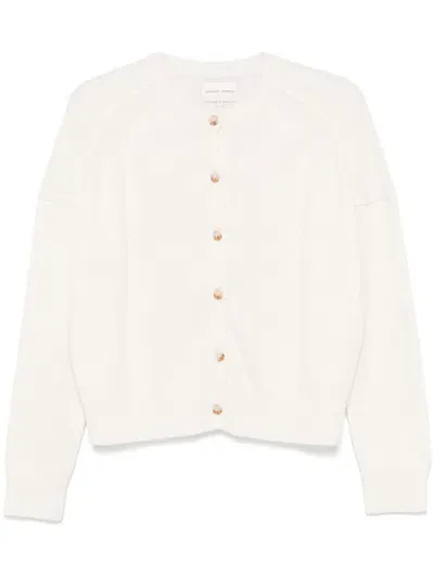 Loulou Studio Keti Cardigan In White