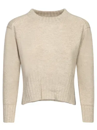 Loulou Studio Lian Beige Melange Sweater In Neutral