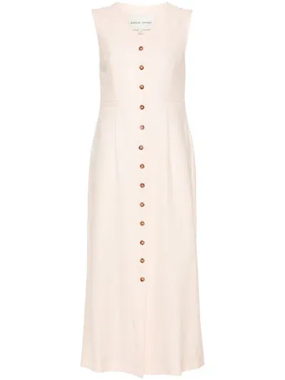 Loulou Studio Idika Maxi Dress In Nude & Neutrals