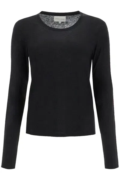 Loulou Studio Long-sleeved Top For In Black