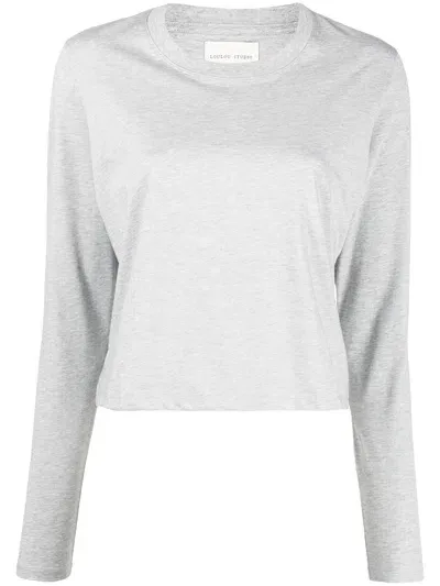 Loulou Studio Longsleeves Shirt In Gray