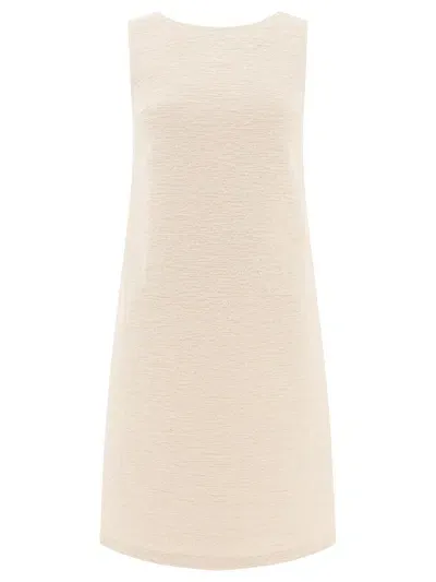 Loulou Studio Maley Dresses In Beige