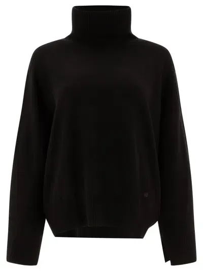 Loulou Studio "murano" Turtleneck Sweater In Black