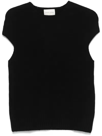 Loulou Studio Nereus Top In Black  