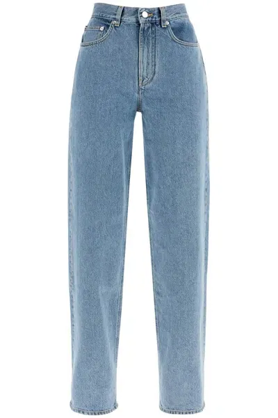 Loulou Studio Jeans Samur In Cotone Biologico In Blue