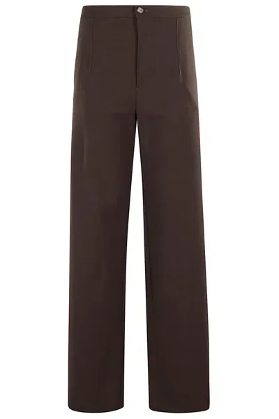 Loulou Studio Pants In Choco