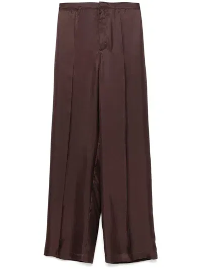 Loulou Studio Pants Clothing In Brown