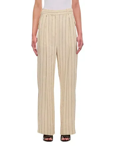 Loulou Studio Pants In Neutrals