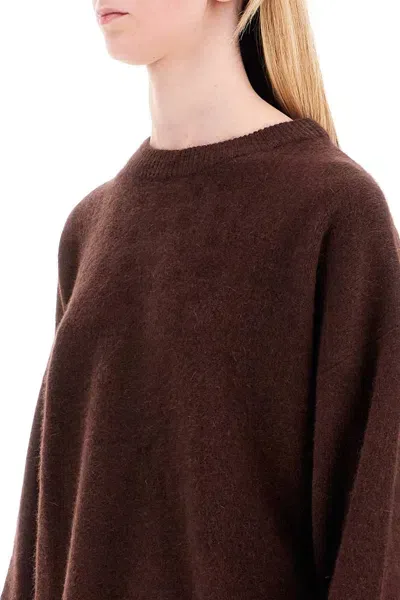 Loulou Studio Pullover In Lana E Yak Ropo In Brown