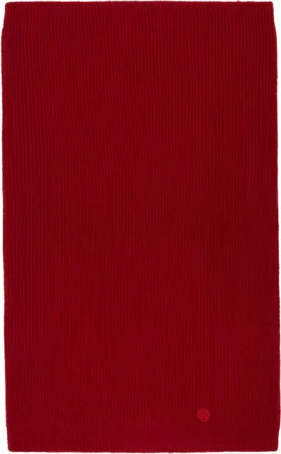 Loulou Studio Red Sabol Tube Scarf In Burgundy