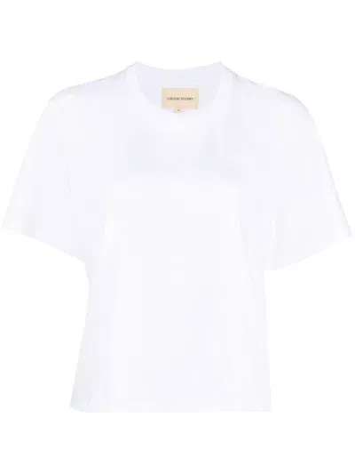 Loulou Studio Relaxed Short-sleeve T-shirt In White