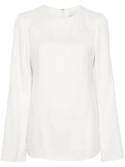 Loulou Studio Renat Blouse In Neutrals