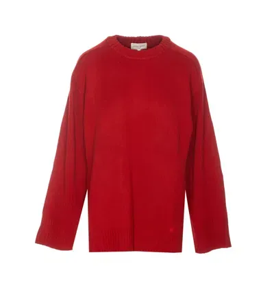 Loulou Studio Safi Sweater In Red