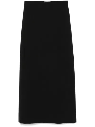 Loulou Studio Samos Maxi Skirt In Black