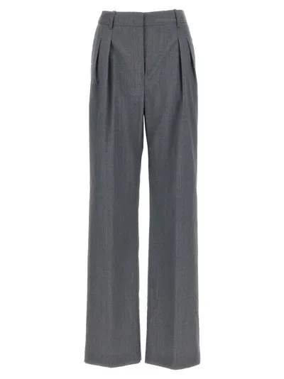 Loulou Studio 'sbiru' Pants In Gray