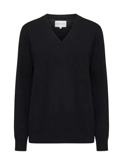 Loulou Studio Sweater In Nero