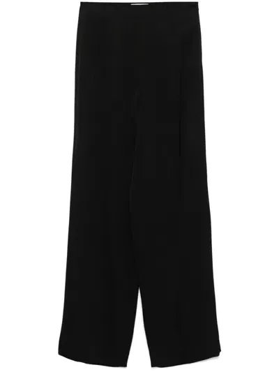 Loulou Studio Talia Trousers In Gray