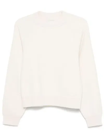 Loulou Studio Thais Sweater In White