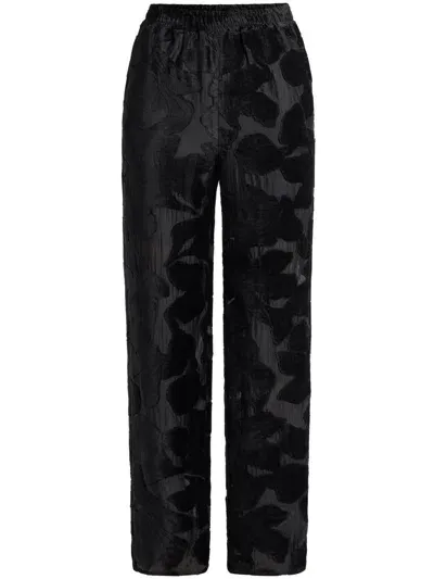 Loulou Studio Velvet Pants Clothing In Black