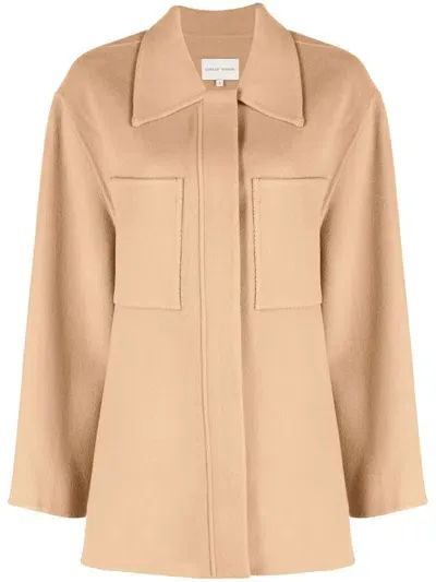 Loulou Studio Riva Jacket In Camel