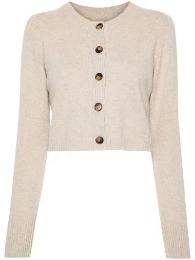 Loulou Studio Zephir Cardigan In Neutrals