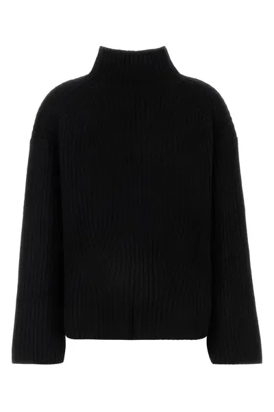 Loulou Turtleneck Sweater-s Nd  Female In Black