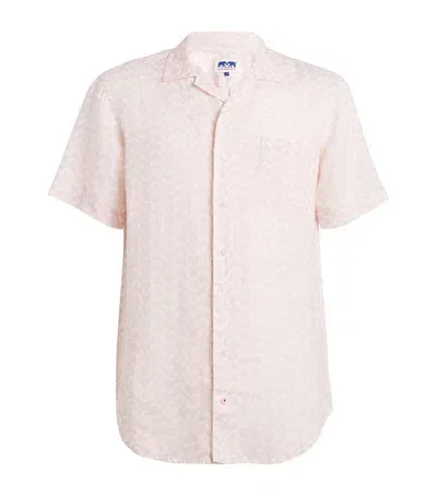 Love Brand & Co. Linen Arawack Shirt In Pink