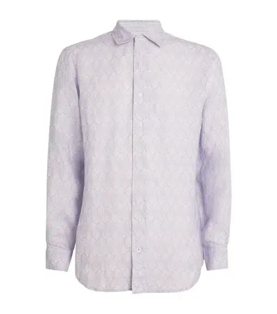 Love Brand & Co. Stars Print Abaco Shirt In Purple