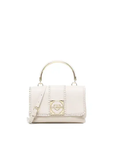 Love Moschino Bag With Handle And Logo In White