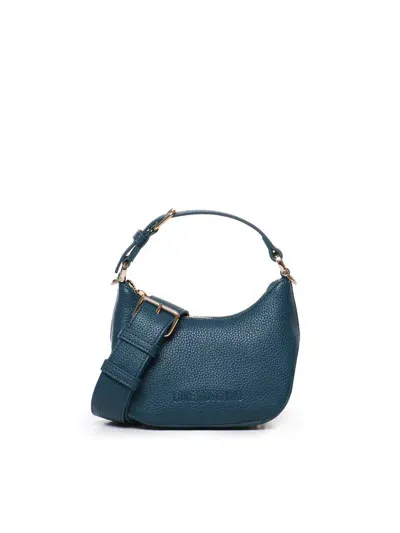 Love Moschino Giant Mini Halfmoon Bag In Verde