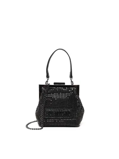 Love Moschino Retro Coin Purse Style Bag In Black