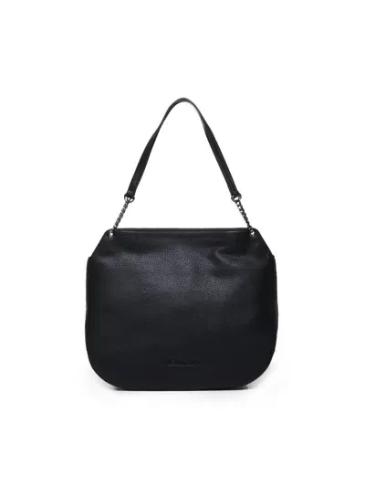 Love Moschino Rounded Shoulder Bag In Black